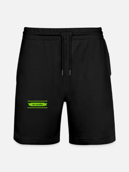 nicht so toll - Stanley/Stella Unisex Bio Joggingshorts Trainer - Schwarz