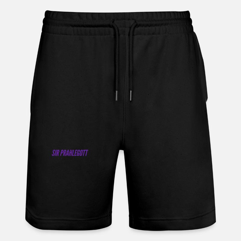 ich bin ein Angeber - Stanley/Stella Unisex Bio Joggingshorts Trainer  - Schwarz