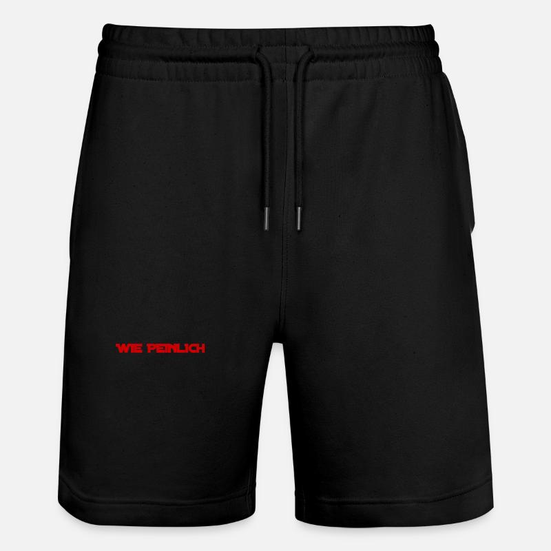 das ist peinlich - Stanley/Stella Unisex Bio Joggingshorts Trainer  - Schwarz