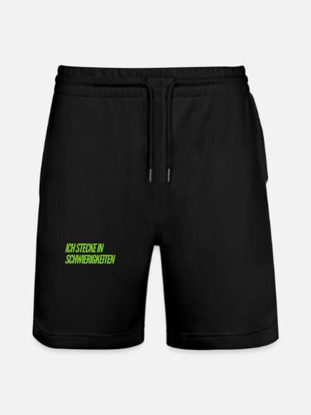 Probleme - Stanley/Stella Unisex Bio Joggingshorts Trainer - Schwarz