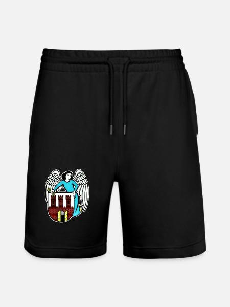 Toruń - Poland - Stanley/Stella Trainer Unisex Organic Jogging Shorts - black