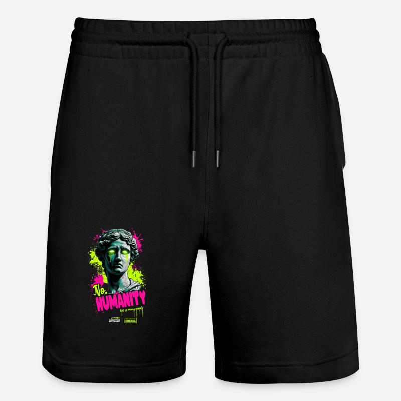 pas d’humanité - Short de jogging bio TRAINER Stanley/Stella unisexe - noir