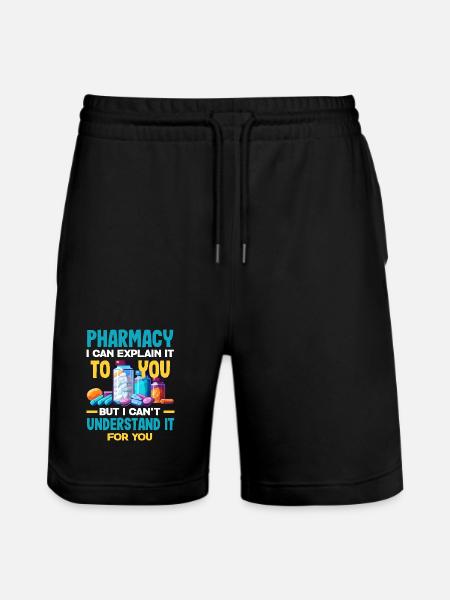 Pharmacist Pharmaceutical Technical - Stanley/Stella Trainer Unisex Organic Jogging Shorts - black