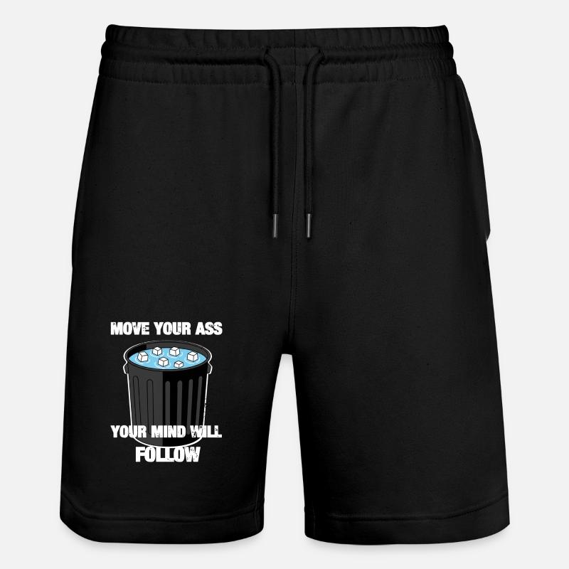 Move Your Ass - Stanley/Stella Unisex Bio Joggingshorts Trainer  - Schwarz