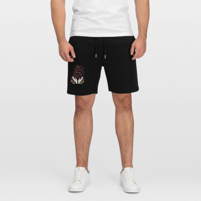 Keep Going. Keep Growing. Stanley/Stella Trainer Unisex Organic Jogging Shorts