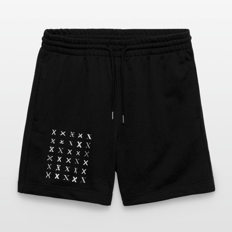 Typographie Monogramme X Pattern Short de jogging bio TRAINER Stanley/Stella unisexe