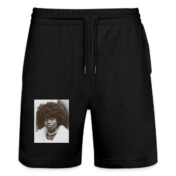 Next to you - Stanley/Stella Trainer Unisex Organic Jogging Shorts - black - Front - Nik (191cm) & Marisol (170cm)
