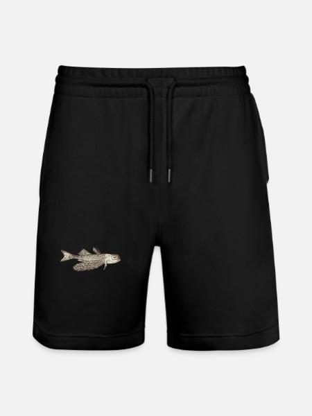 Meerestiere - Stanley/Stella Unisex Bio Joggingshorts Trainer - Schwarz