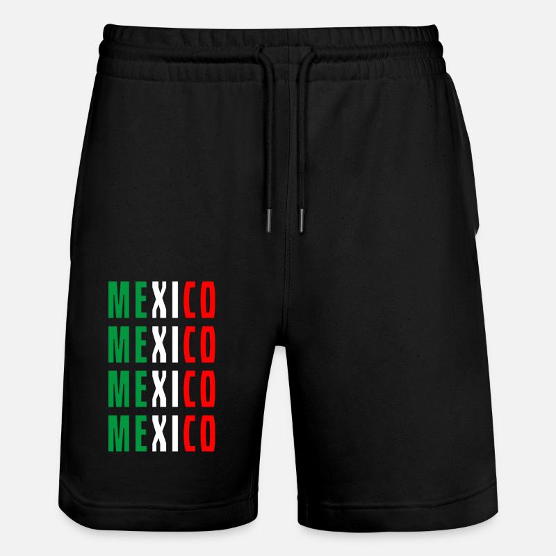 Mexico Mexico Mexico Mexico - Stanley/Stella Trainer Unisex Organic Jogging Shorts - black
