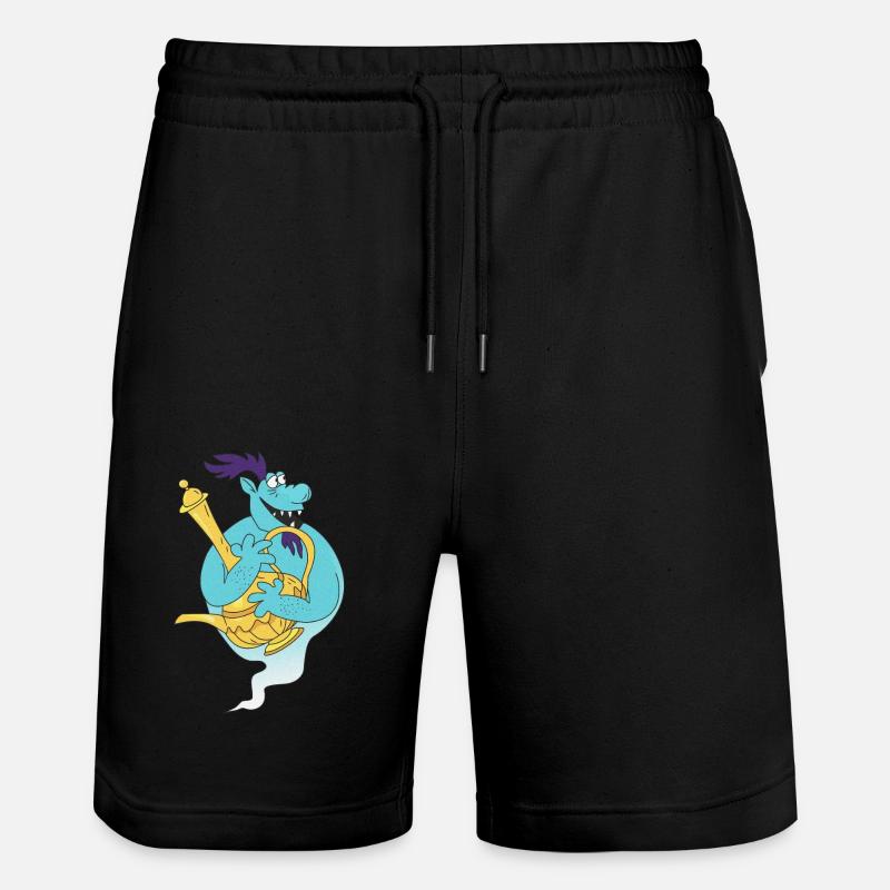 Gini Wunderlampe Flaschengeist - Stanley/Stella Unisex Bio Joggingshorts Trainer  - Schwarz