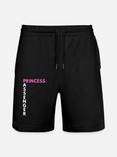 Passenger Princess - Stanley/Stella Unisex Bio Joggingshorts Trainer - Schwarz