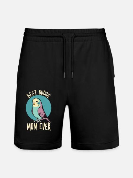 Dédié aux mamans perruches - Short de jogging bio TRAINER Stanley/Stella unisexe - noir
