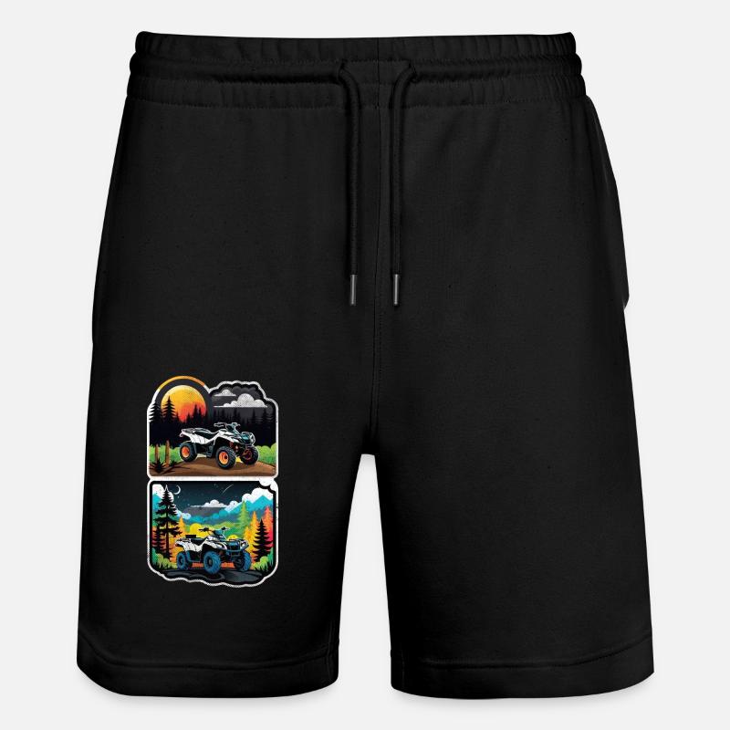 quad et tout terrain - Short de jogging bio TRAINER Stanley/Stella unisexe - noir