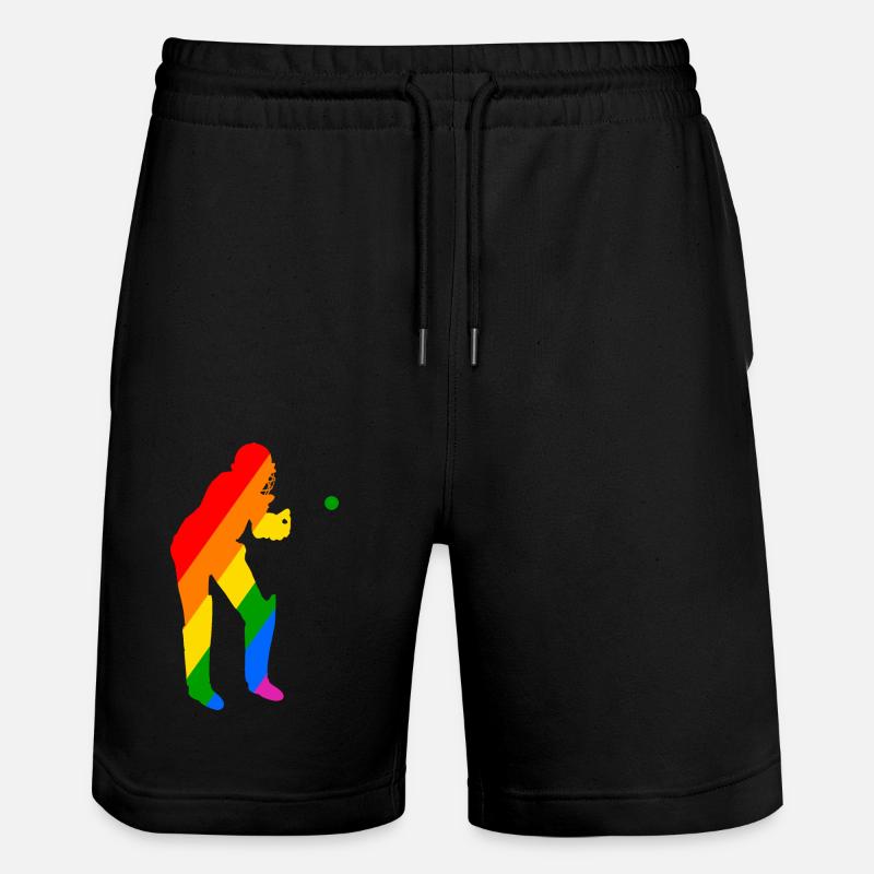 Gardien de guichet de cricket - Short de jogging bio TRAINER Stanley/Stella unisexe - noir