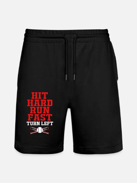 Baseball - Stanley/Stella Trainer Unisex Organic Jogging Shorts - black