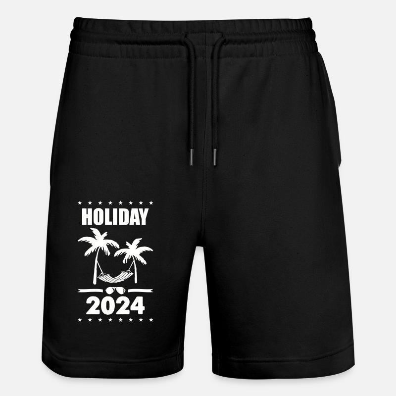holiday 2024 - Stanley/Stella Unisex Bio Joggingshorts Trainer  - Schwarz