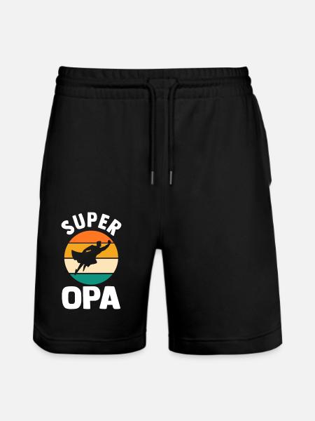 Papy Papy - Short de jogging bio TRAINER Stanley/Stella unisexe - noir
