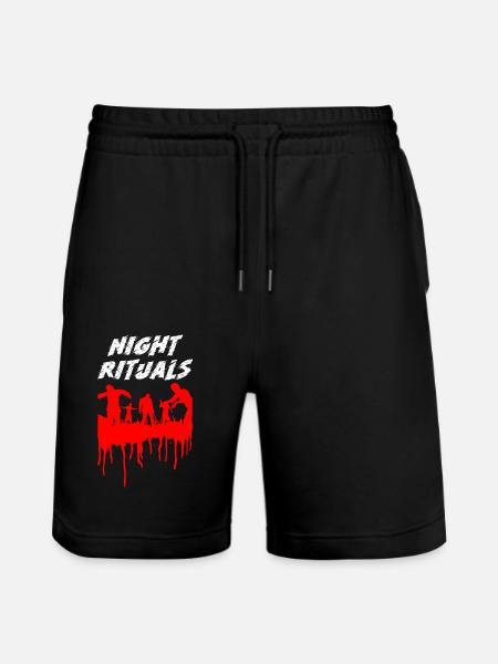 Night Rituals Halloween - Stanley/Stella Trainer Unisex Organic Jogging Shorts - black
