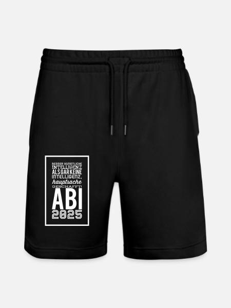 Abschluss - Stanley/Stella Unisex Bio Joggingshorts Trainer - Schwarz