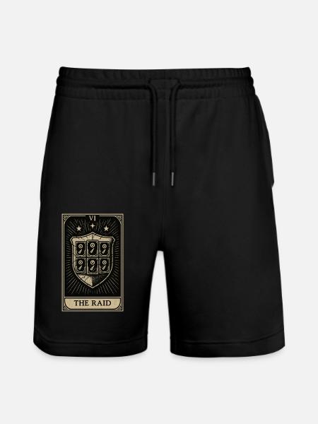 Tarot Datahoarding: The RAID Shield - Stanley/Stella Trainer Unisex Organic Jogging Shorts - black