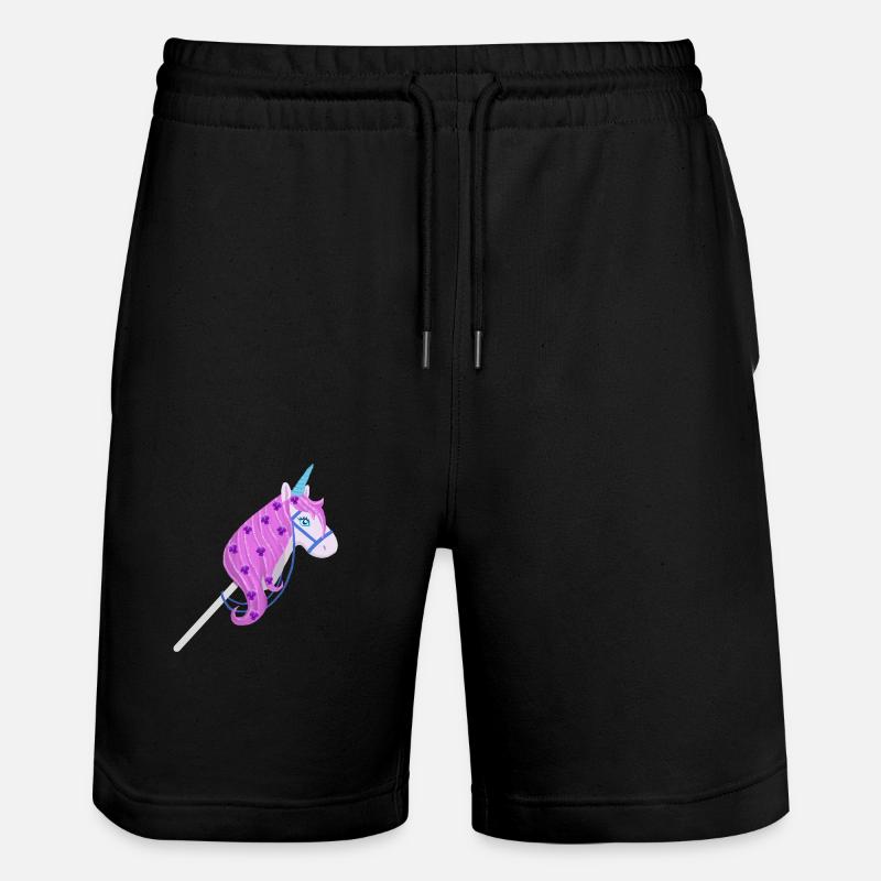 Équitation de loisir - Short de jogging bio TRAINER Stanley/Stella unisexe - noir
