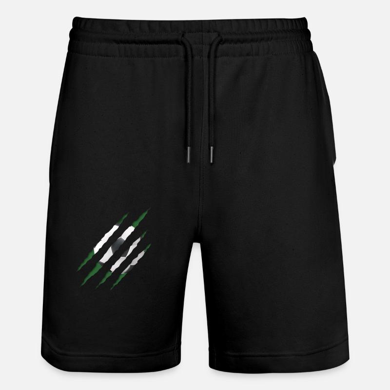 Joueur de soccer - Short de jogging bio TRAINER Stanley/Stella unisexe - noir