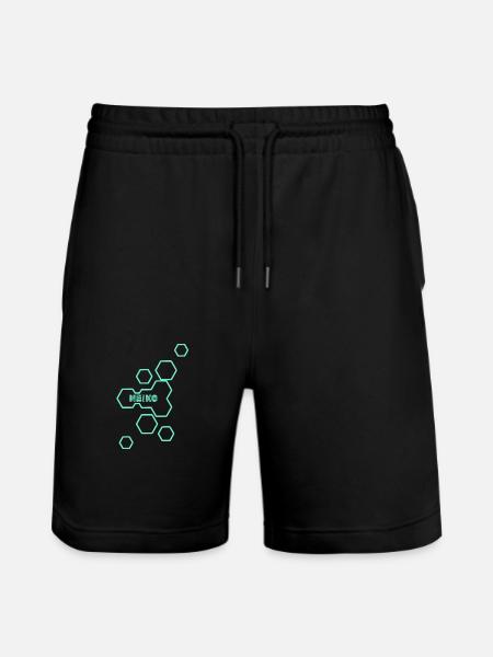 Gift for Heiko - Stanley/Stella Trainer Unisex Organic Jogging Shorts - black