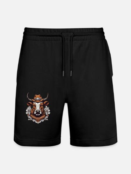 Cavalier de taureau torero - Short de jogging bio TRAINER Stanley/Stella unisexe - noir