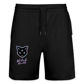 Witch Month by Pandido - Stanley/Stella Trainer Unisex Organic Jogging Shorts - black - Front - Nik (191cm) & Marisol (170cm)