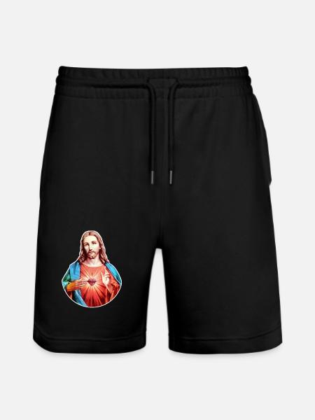 Jesus Kristus | Jesus Kristus | Jul jul - Stanley/Stella Trainer økologiske unisex joggingshorts - sort
