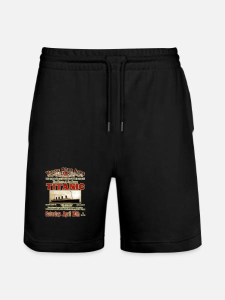 TITANIC VINTAGE KREATION Louis RUNEMBERG © Adagp - Stanley/Stella Trainer økologiske unisex joggingshorts - sort