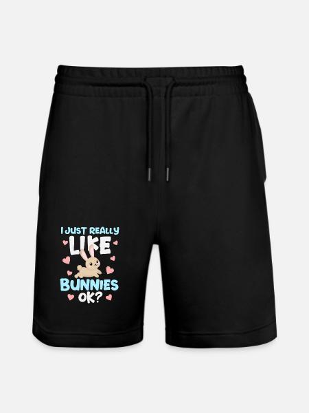 Lapin Lapin - Short de jogging bio TRAINER Stanley/Stella unisexe - noir