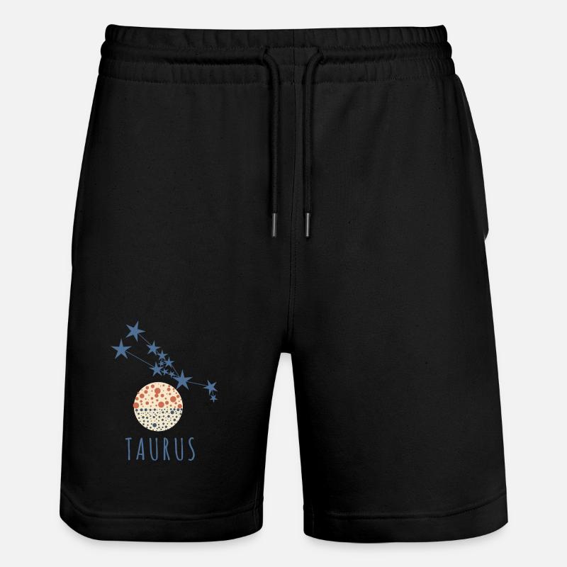 La constellation du Taureau - Short de jogging bio TRAINER Stanley/Stella unisexe - noir