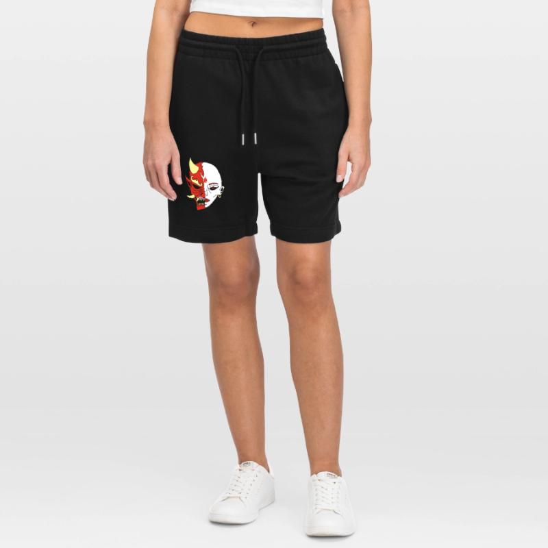 Mensch oder Dämon? Stanley/Stella Unisex Bio Joggingshorts Trainer 