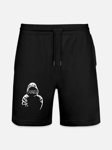 The Darkness - Stanley/Stella Trainer Unisex Organic Jogging Shorts - black