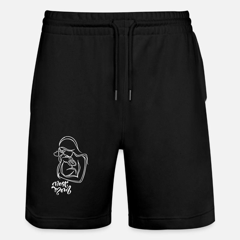 MAMAN - Short de jogging bio TRAINER Stanley/Stella unisexe - noir