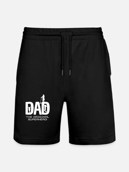 DAD - Stanley/Stella Unisex Bio Joggingshorts Trainer - Schwarz