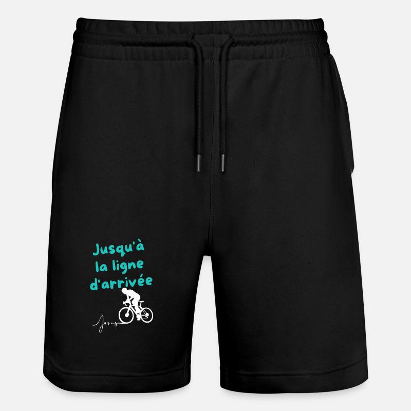 Persévérance Jusqu'à la Ligne d'Arrivée - Short de jogging bio TRAINER Stanley/Stella unisexe - noir