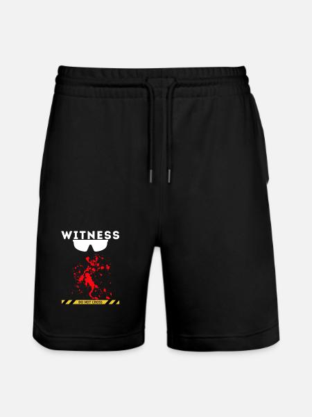 Témoin - Short de jogging bio TRAINER Stanley/Stella unisexe - noir