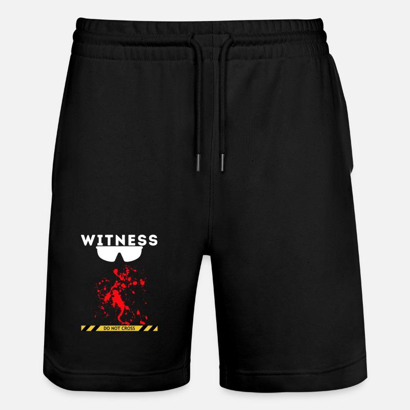Zeuge - Stanley/Stella Unisex Bio Joggingshorts Trainer  - Schwarz