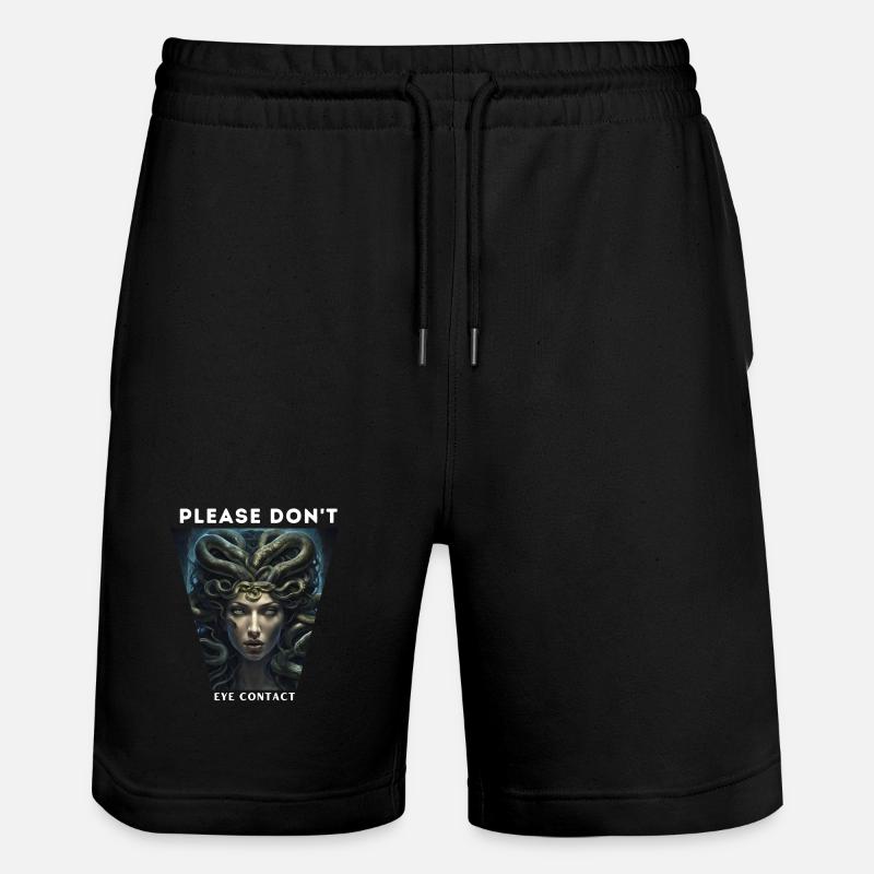 Medusa Contact visuel - Short de jogging bio TRAINER Stanley/Stella unisexe - noir