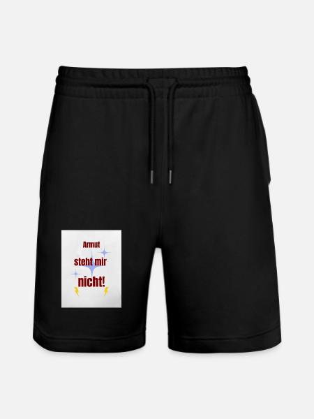 Humorous Pride Saying - Stanley/Stella Trainer Unisex Organic Jogging Shorts - black