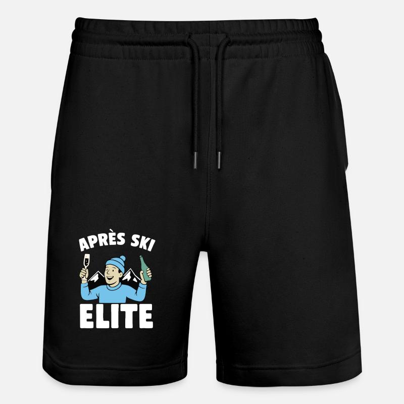 Après Ski Elite Celebration - Short de jogging bio TRAINER Stanley/Stella unisexe - noir
