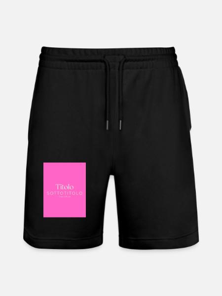 Title Two - Stanley/Stella Trainer Unisex Organic Jogging Shorts - black