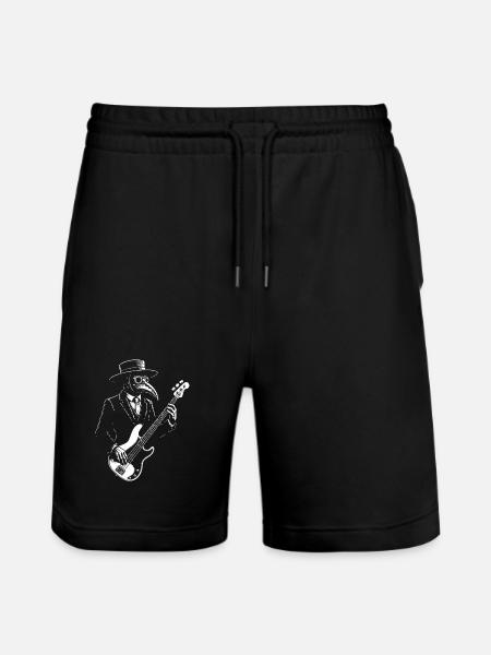 Pestdoktor Bass Groover - Stanley/Stella Unisex Bio Joggingshorts Trainer - Schwarz