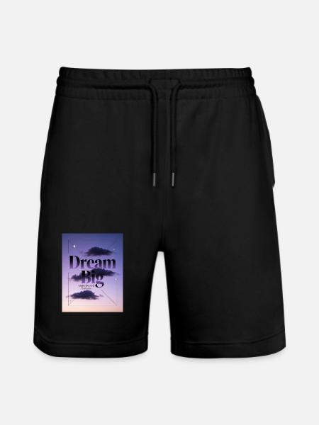 Dreaming Big Beyond Horizons - Stanley/Stella Trainer Unisex Organic Jogging Shorts - black