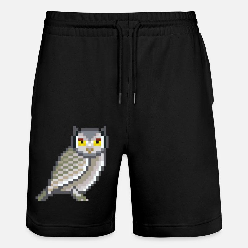 Vogel - Stanley/Stella Unisex Bio Joggingshorts Trainer  - Schwarz