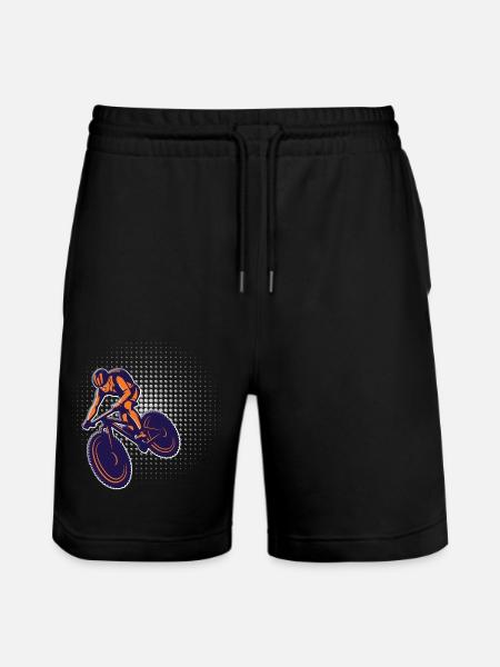 Bikerstyle - Stanley/Stella Trainer Unisex Organic Jogging Shorts - black