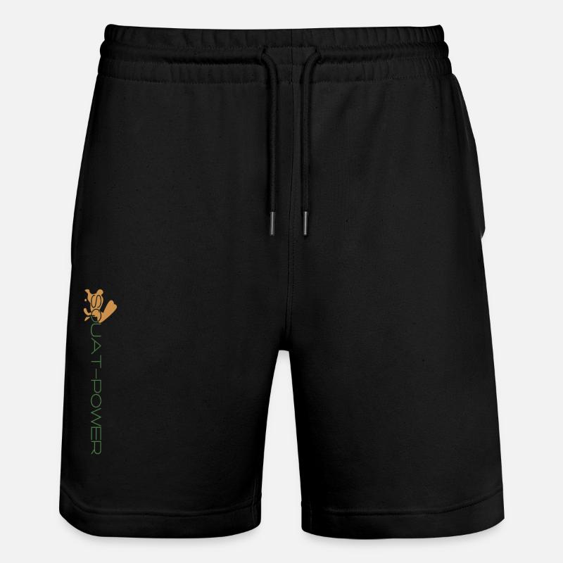 Squat Power 04 - Stanley/Stella Unisex Bio Joggingshorts Trainer  - Schwarz