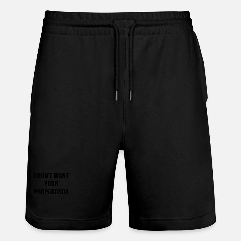 Reject it. - Stanley/Stella Trainer Unisex Organic Jogging Shorts - black